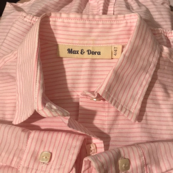 Max & Dora striped tie up shirt - Picture 7 of 7